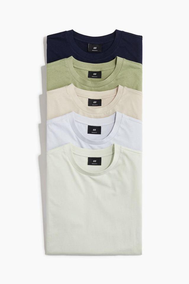 5-pack Regular Fit T-shirts Product Image