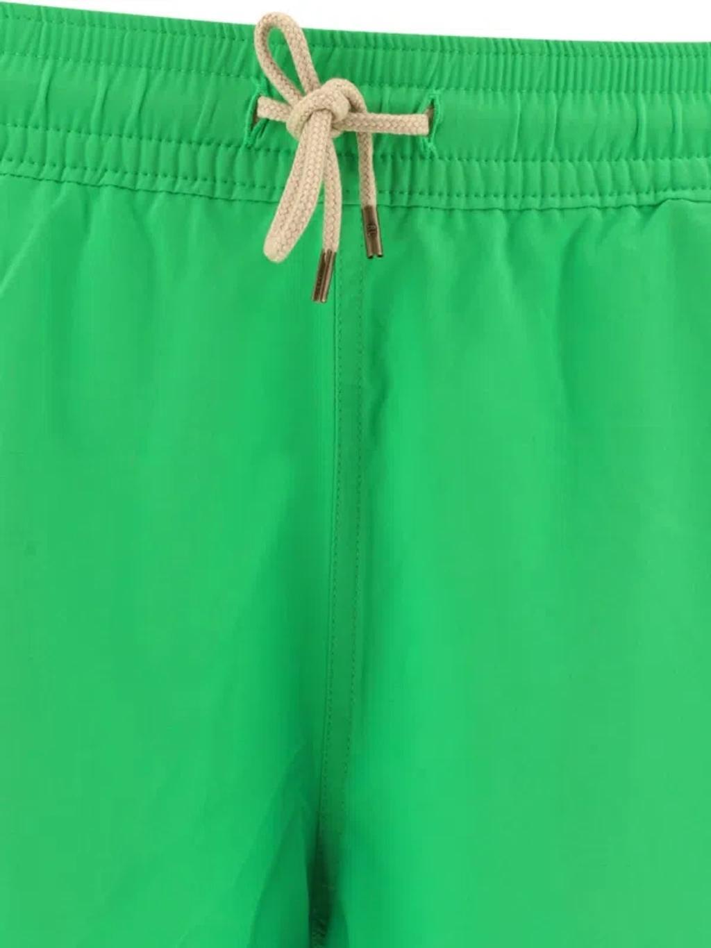 "pony" Swim Shorts In Green Product Image