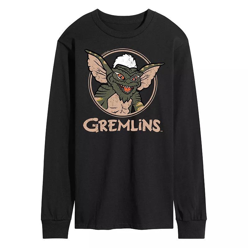 Mens Gremlins Drawing Long Sleeve Graphic Tee Product Image