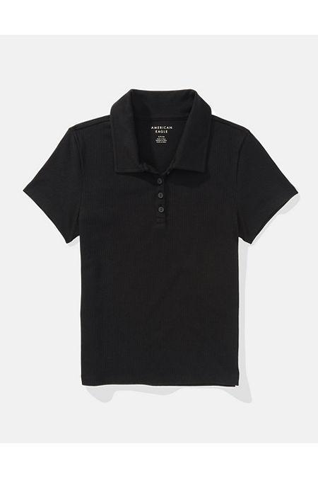 AE Cropped Polo Shirt Women's Product Image