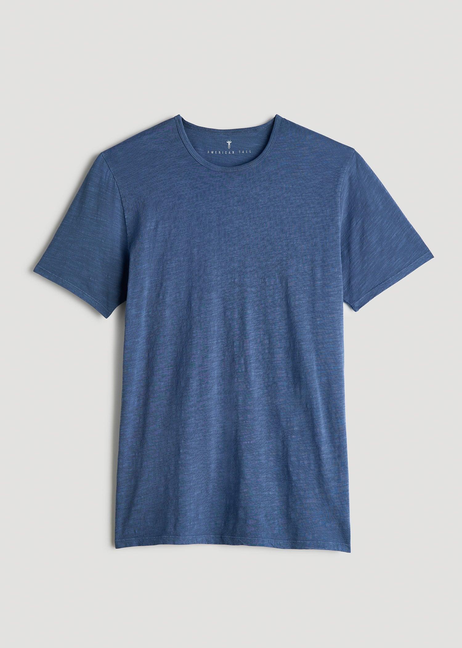 REGULAR-FIT Slub Tee in Navy - Tall Men's Shirts Male Product Image