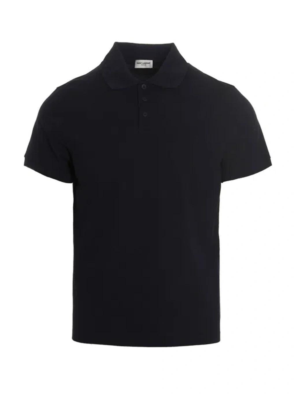 Logo Embroidery  Shirt Polo Black Product Image