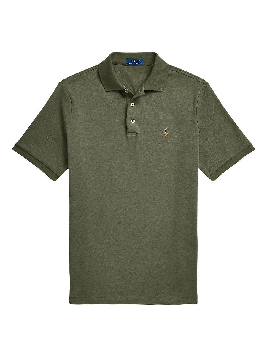 Mens Classic-Fit Soft Cotton Polo Shirt Product Image