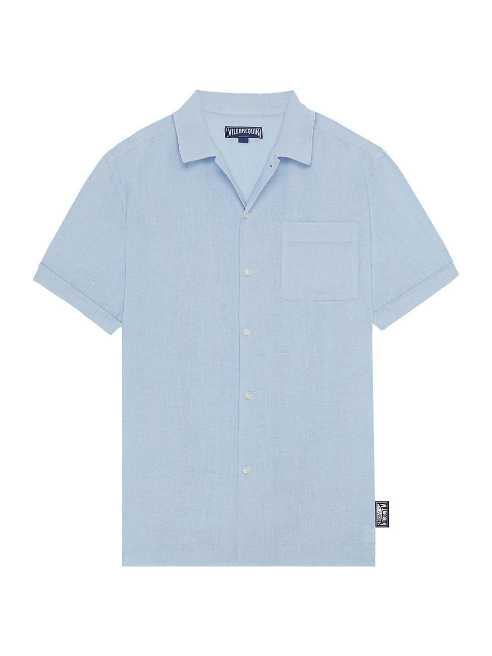 Mens Vilebrequin x Highsnobiety Charli Linen Camp Shirt Product Image