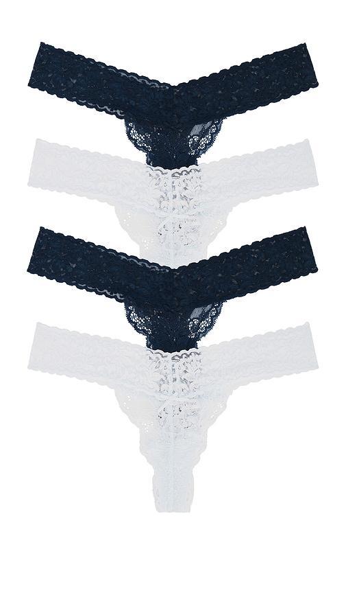 Violet Lace Thong 2 Pack Product Image