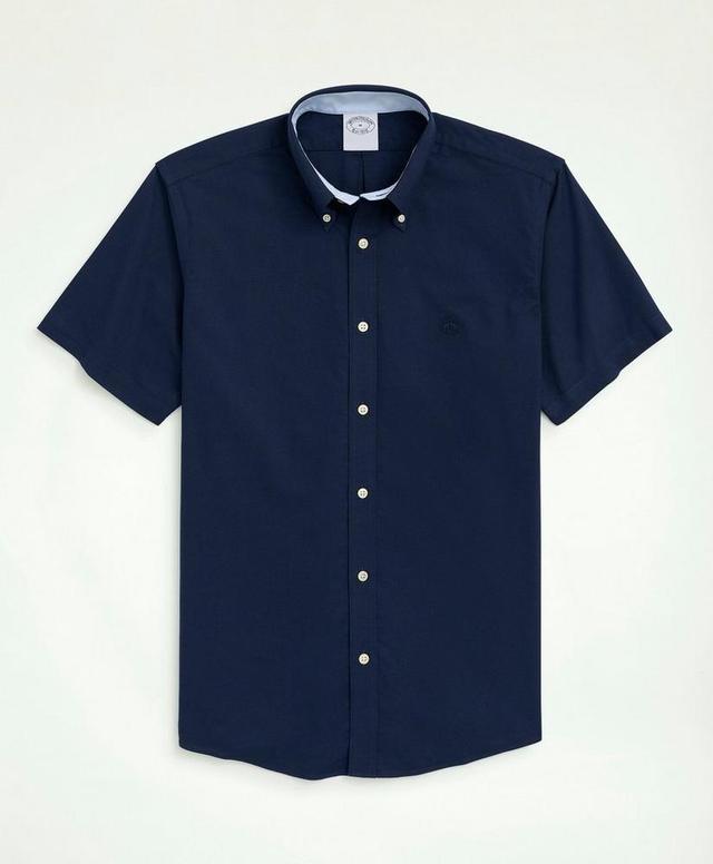 Stretch Non-Iron Oxford Button-Down Collar Short-Sleeve Sport Shirt Product Image