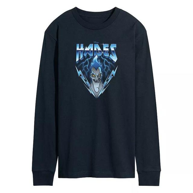 Disney Villains Hades Mens Rock Long Sleeve Graphic Tee Product Image