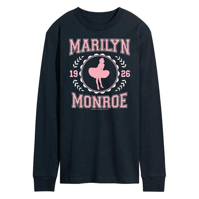 Mens Marilyn Monroe Collegiate Tee Blue Product Image