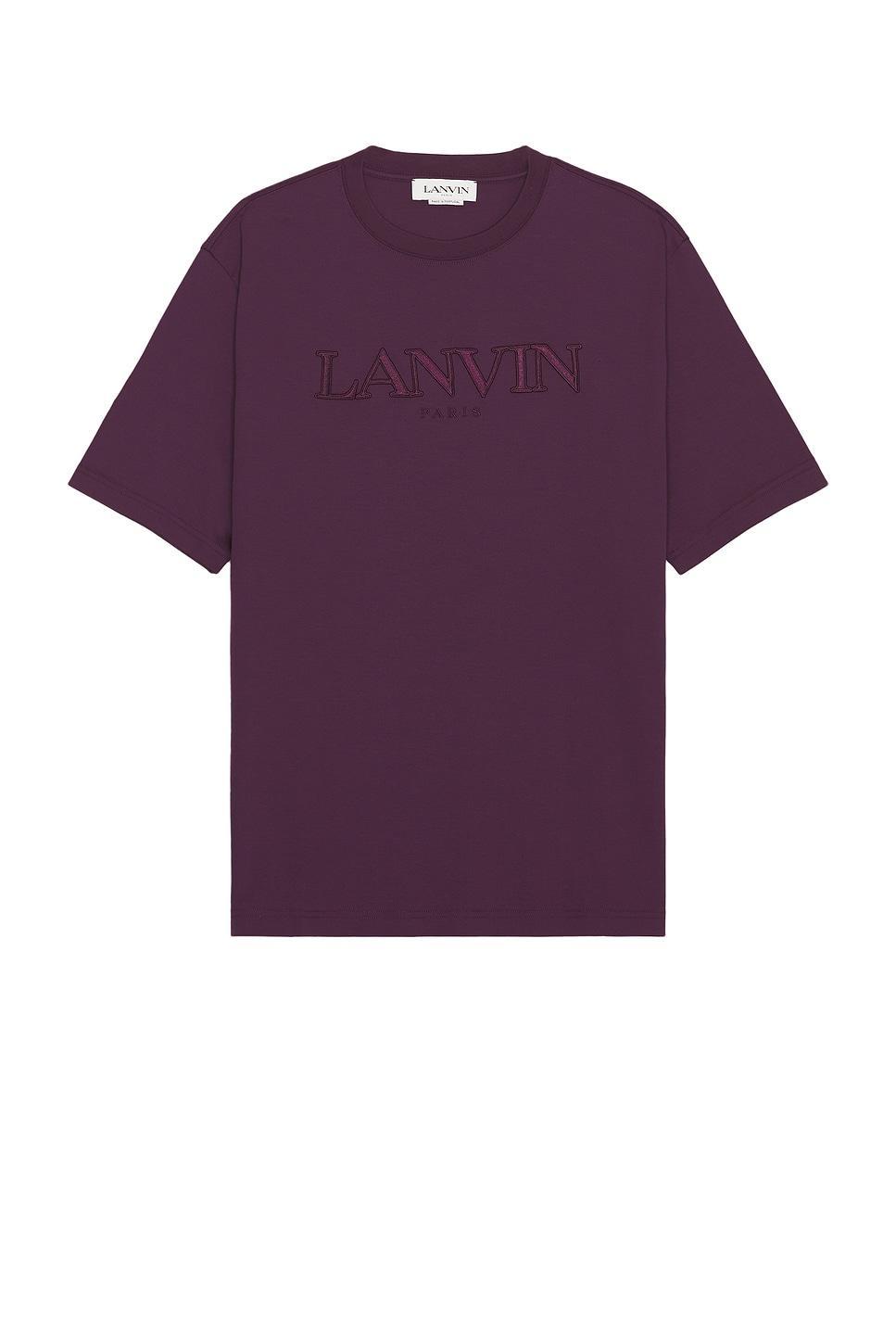 Lanvin Paris Classic T-shirt Purple. (also in ). Product Image