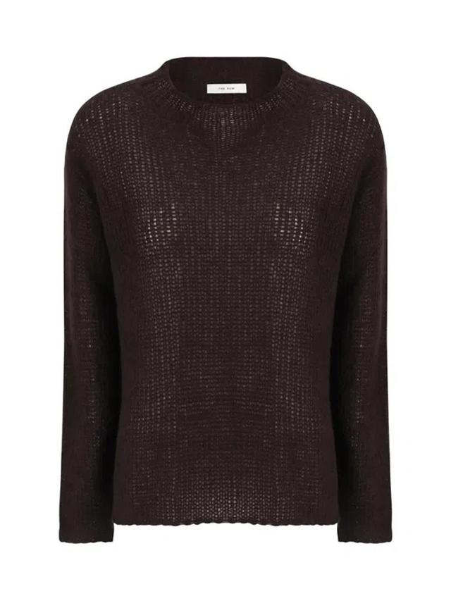 Helios Brushed Jumper In Brown Product Image