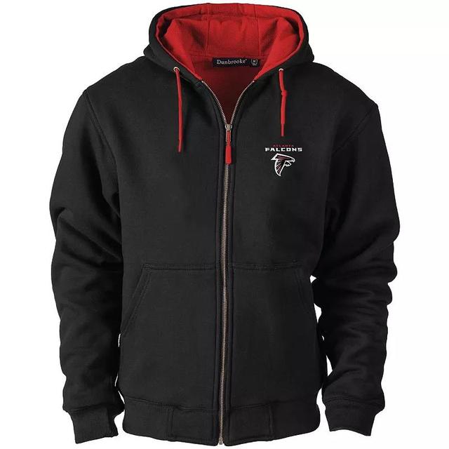 Mens Dunbrooke Atlanta Falcons Craftsman Thermal-Lined Full-Zip Hoodie Product Image