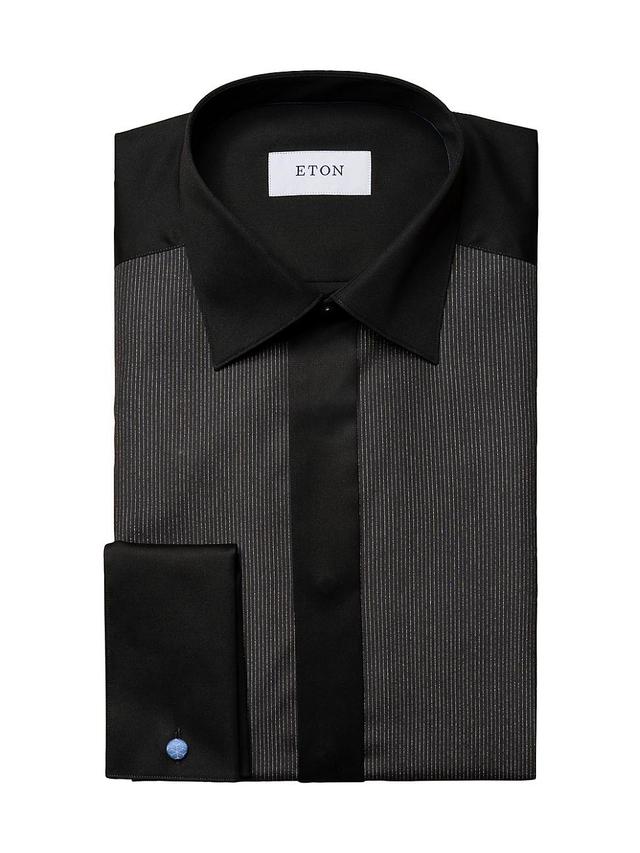 Mens Contemporary-Fit Striped Formal Shirt Product Image