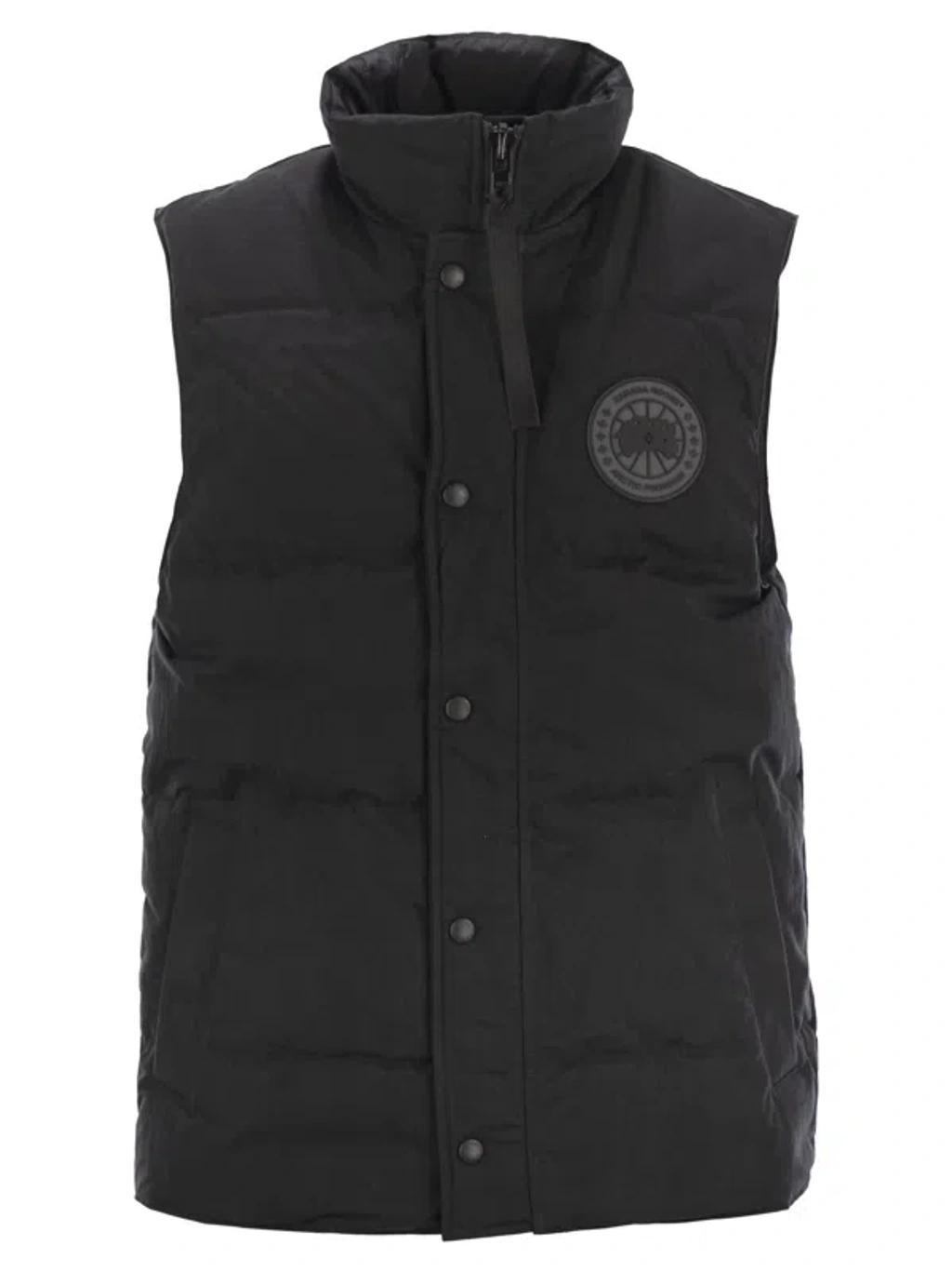 CANADA GOOSE Garson - Padded Vest In Black Product Image