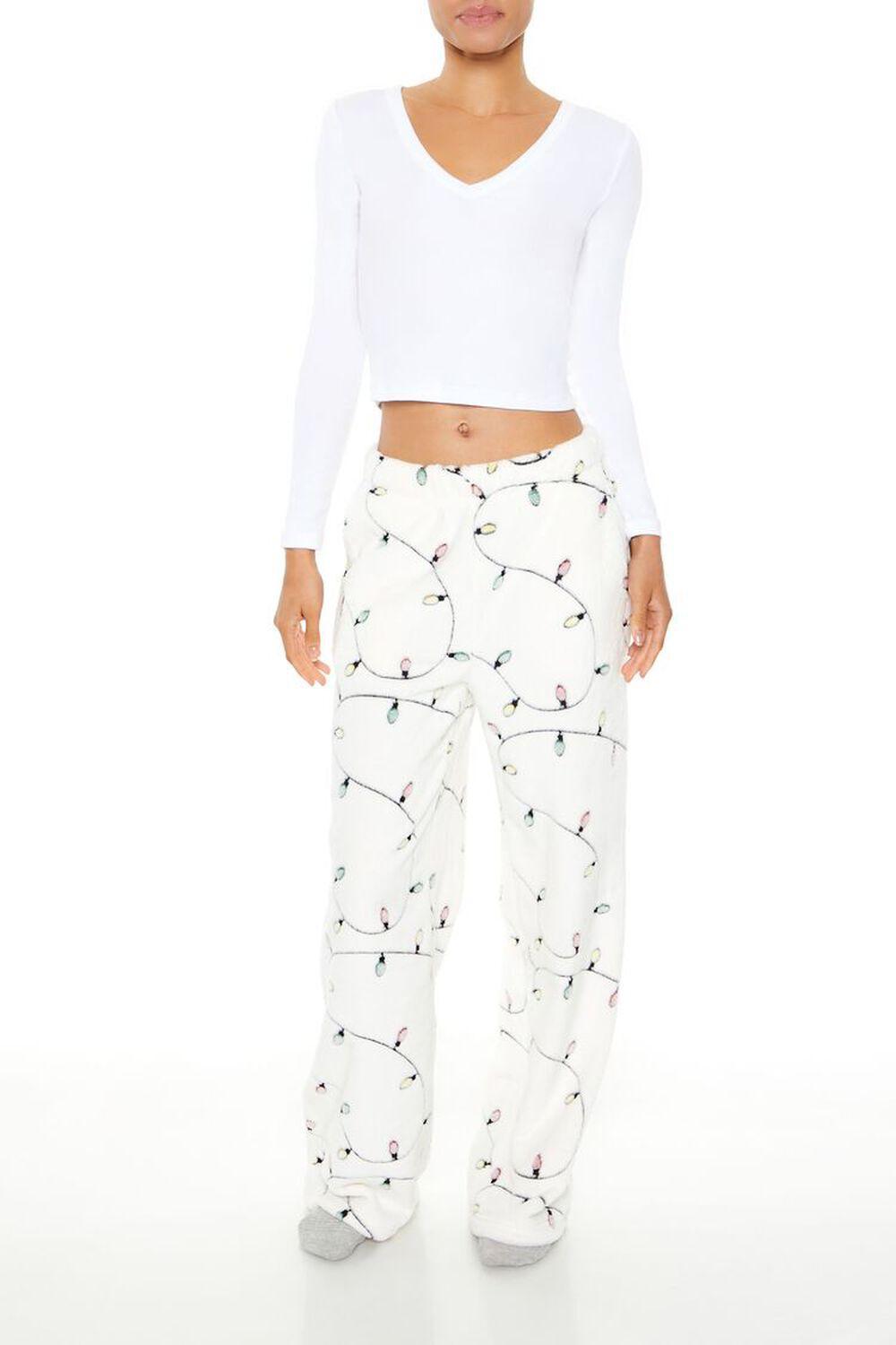 Christmas Lights Pajama Pants | Forever 21 Product Image