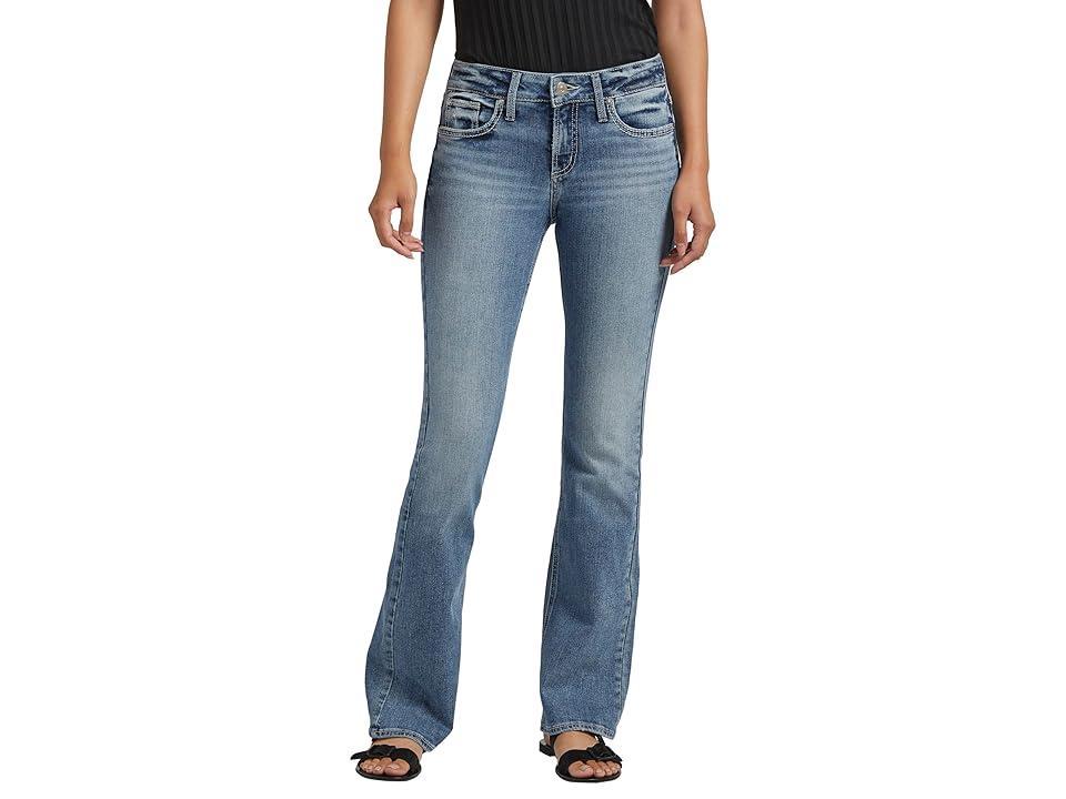 Silver Jeans Co. Suki Mid-Rise Bootcut Jeans L93719EKC297 (Indigo) Women's Jeans Product Image