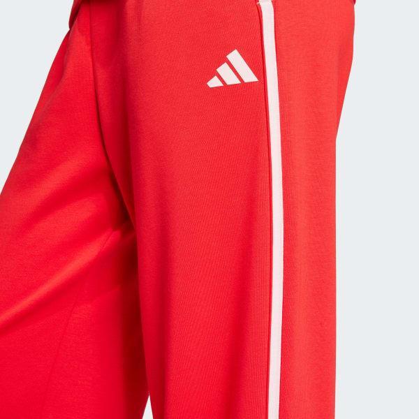 adidas Essentials Color Pop French Terry Pants Pure Ruby XS Womens Product Image