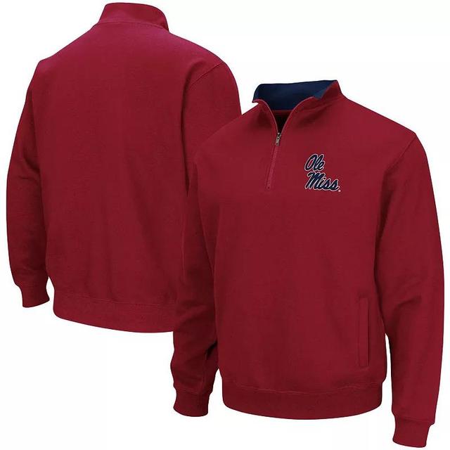 Mens Colosseum Ole Miss Rebels Tortugas Logo Quarter-Zip Jacket Product Image