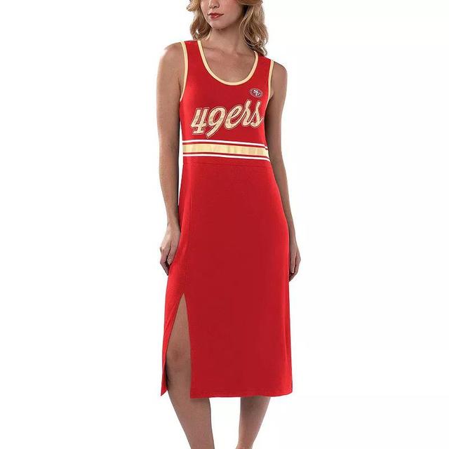 Womens G-III 4Her by Carl Banks Scarlet San Francisco 49ers Main Field Maxi Dress Product Image