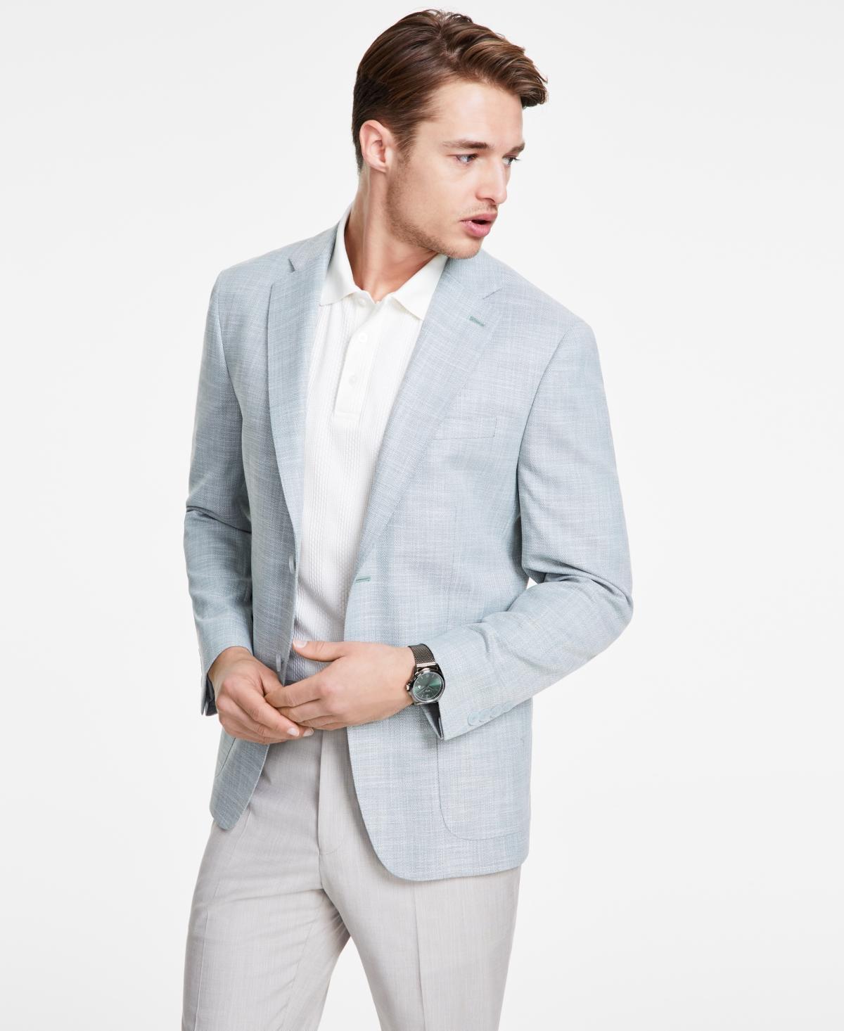 Calvin Klein Mens Solid Slim-Fit Soft Sport Coat Product Image