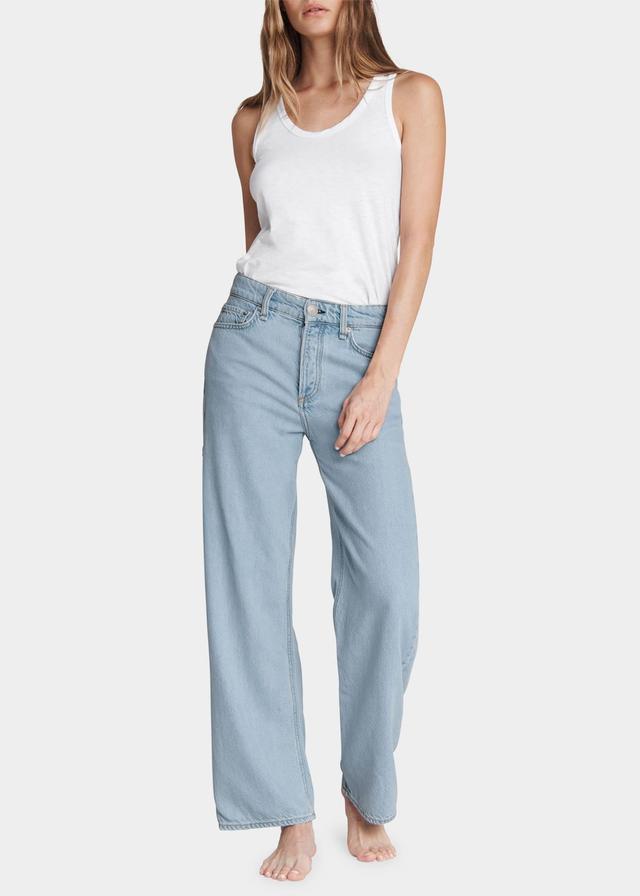 Rag & Bone Featherweight Logan Blossom1 Wide Leg Jean Product Image