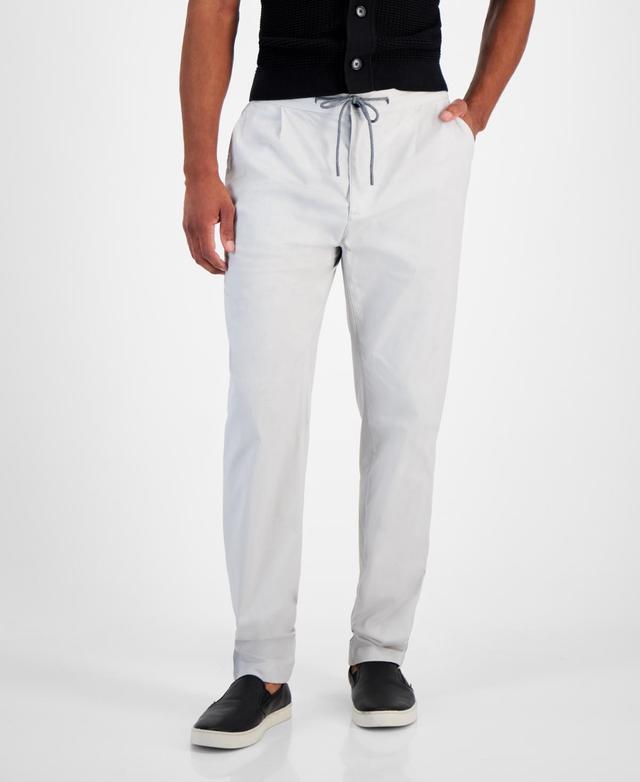 Michael Kors Mens Pleated Elastic Waistband Pants Product Image