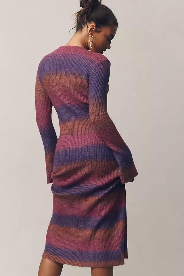 Simon Miller Axon Long-Sleeve Knit Midi Dress Product Image