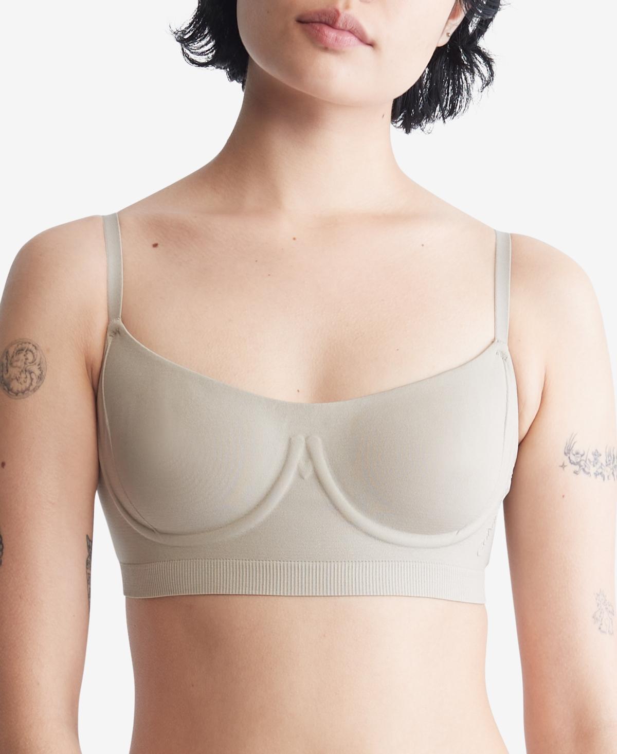 Calvin Klein Womens Bonded Flex Balconette Bralette QF6609 Product Image