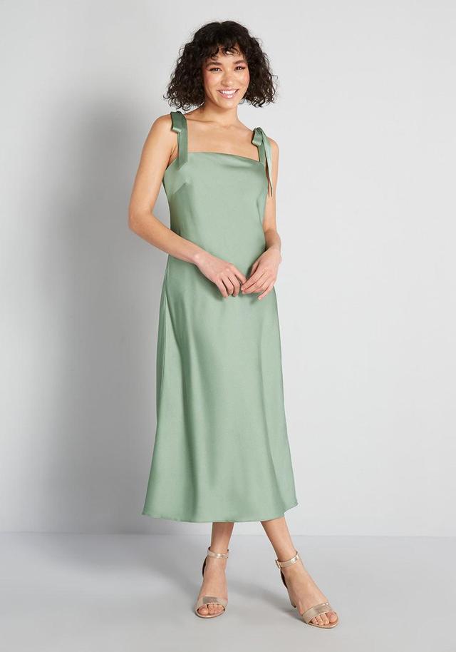 ModCloth x Hutch Tie-Shoulder Midi Dress Product Image