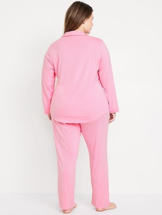 Knit Jersey Pajama Pant Set Product Image