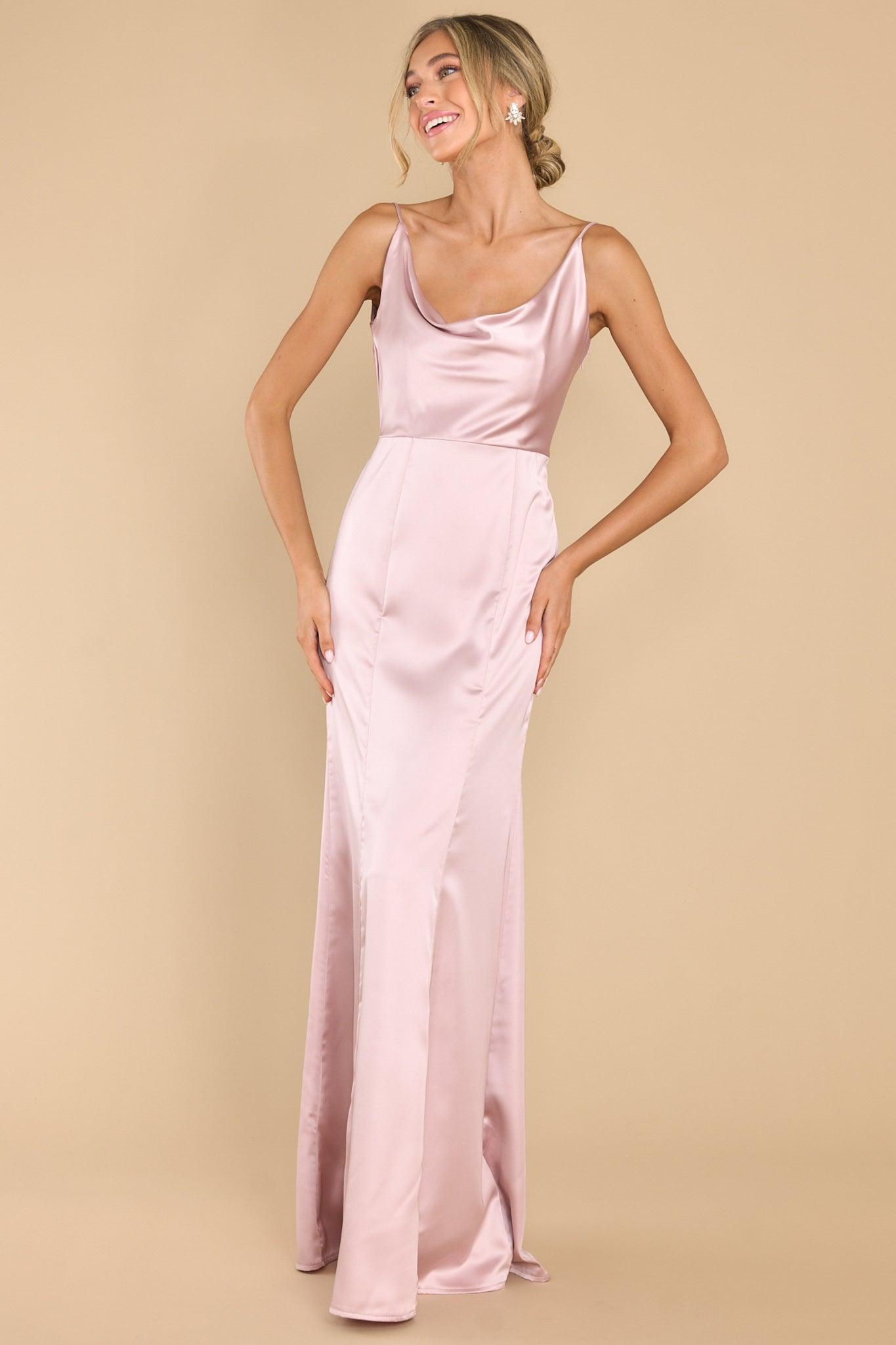 Inner Radiance Dusty Pink Maxi Dress Product Image