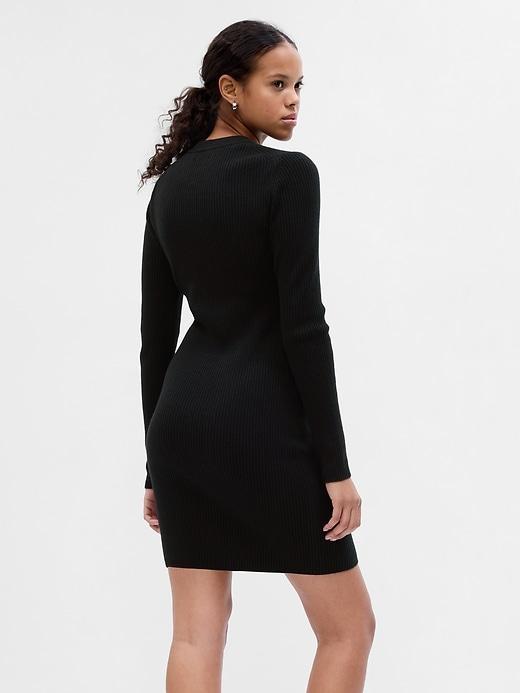 CashSoft Rib Mini Sweater Dress product image