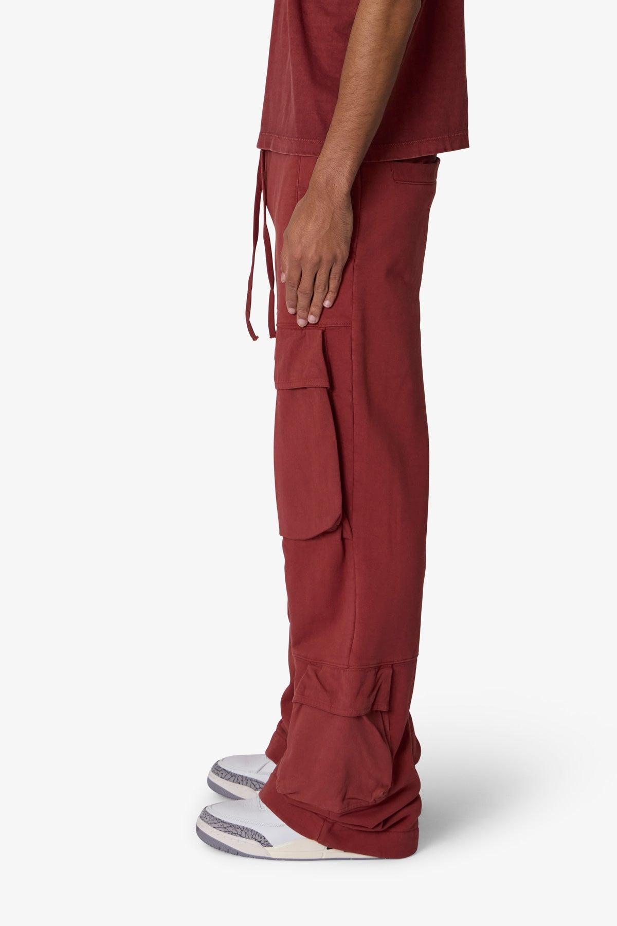 Front Cargo Sweatpants - Rust Product Image