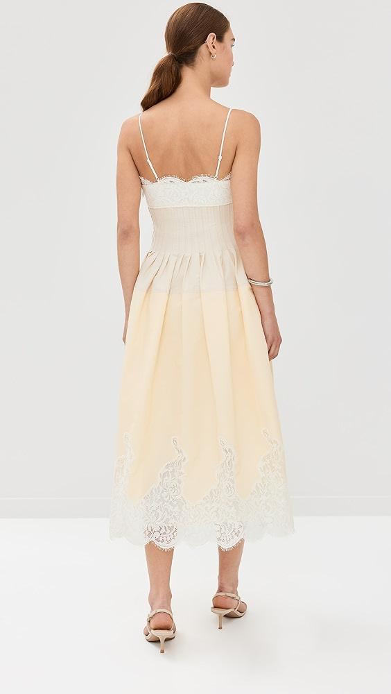 SIMKHAI Lilianna Combo Midi Dress | Shopbop Product Image