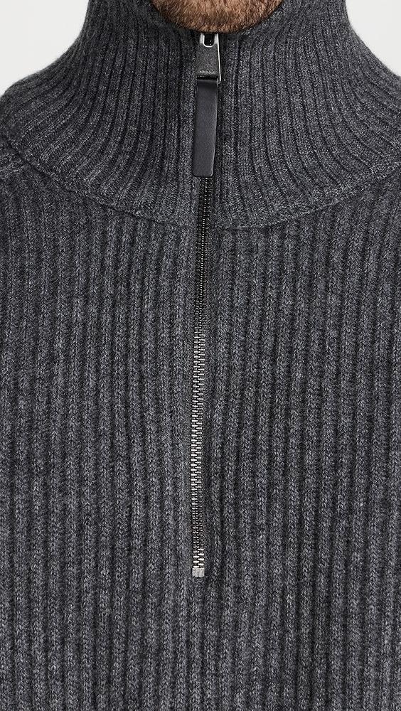 SIMKHAI Henry Raglan Half Zip Cashmere Sweater | Shopbop Product Image