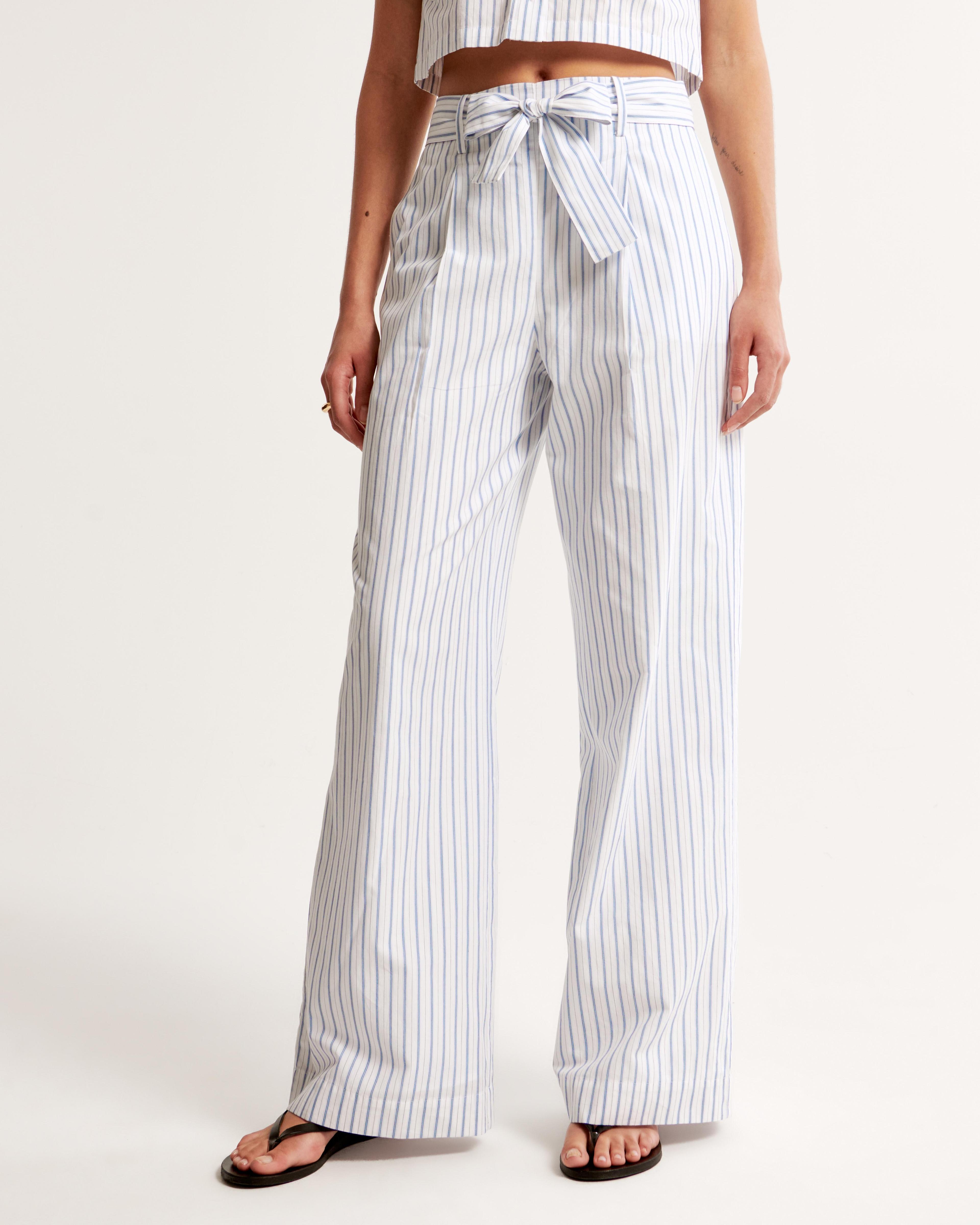 Poplin Wide Leg Pant Product Image