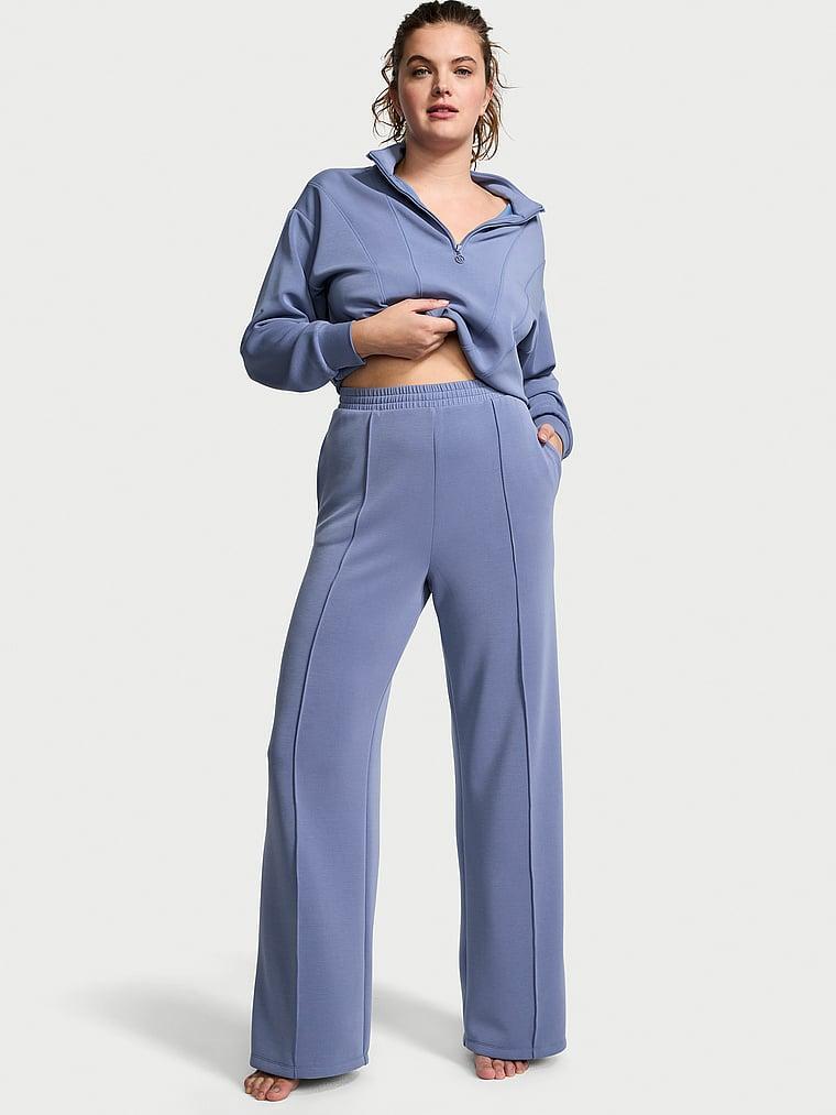 Featherweight Knit Wide-Leg Pants Product Image