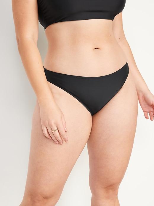 Mid-Rise Bikini Swim Bottoms Product Image