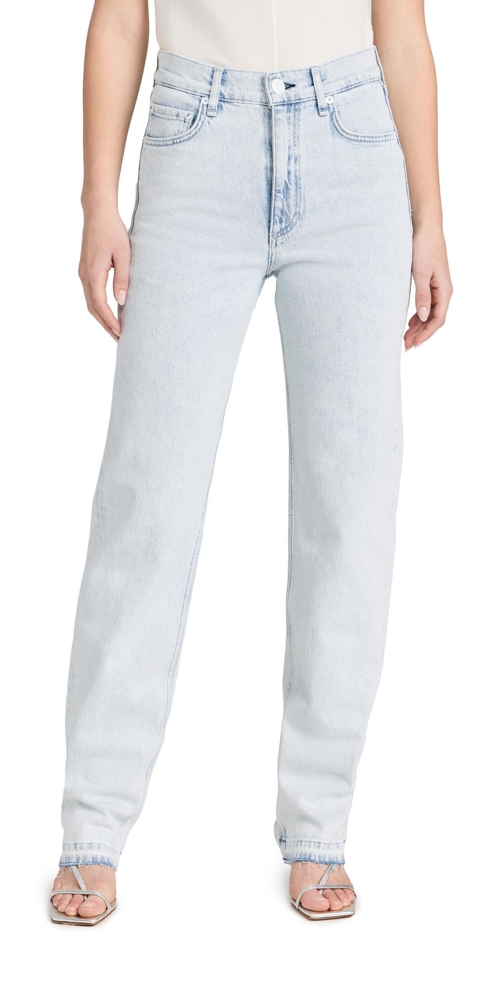 Women's Harlow Mid-rise Straight-leg Jeans In Raquel Product Image