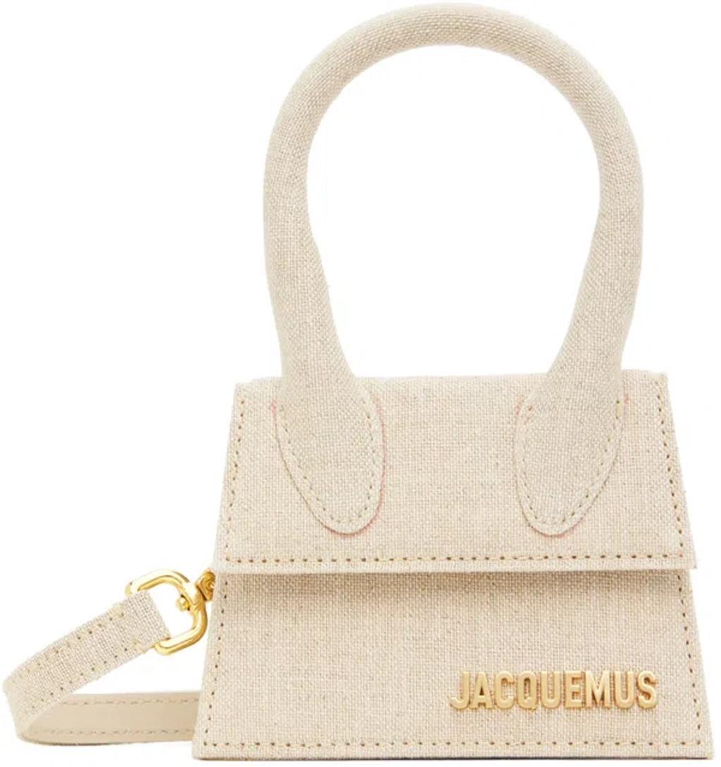 JACQUEMUS Les Classiquesコレクション ベージュ Le Chiquito バッグ In 140 Light Greige Product Image