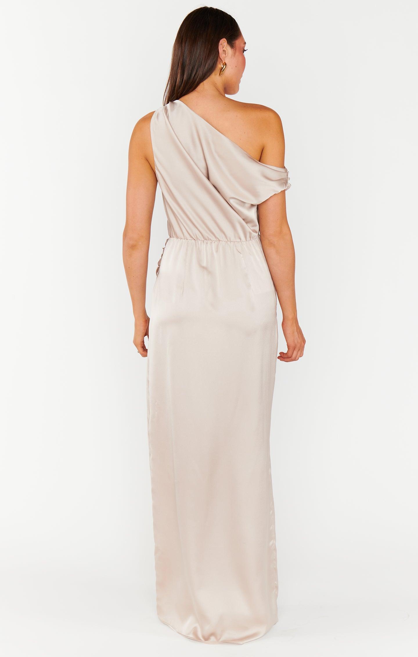 Jodie Dress ~ Show Me The Ring Luxe Satin Product Image