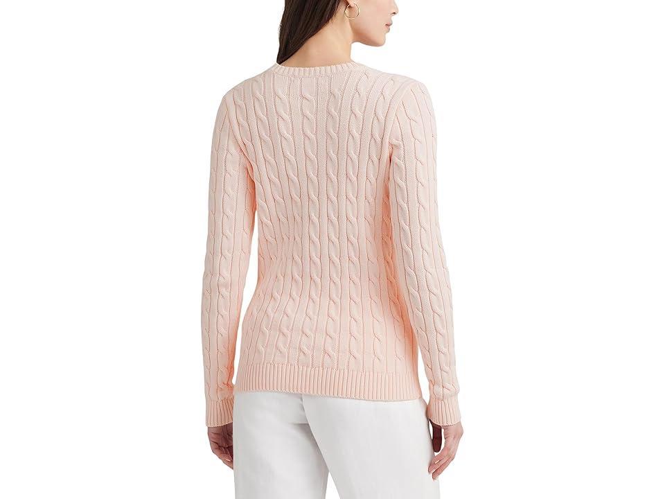 Women's Cotton Cable-Knit Sweater Product Image