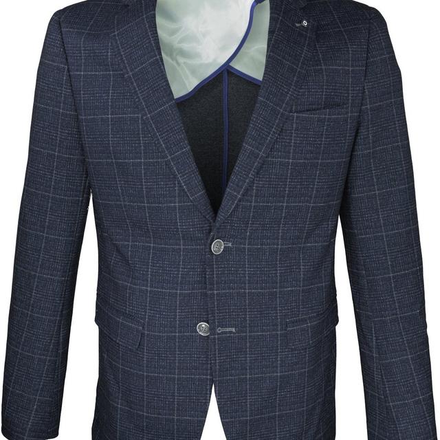 Blue Industry Fall Windowpane Blazer Product Image