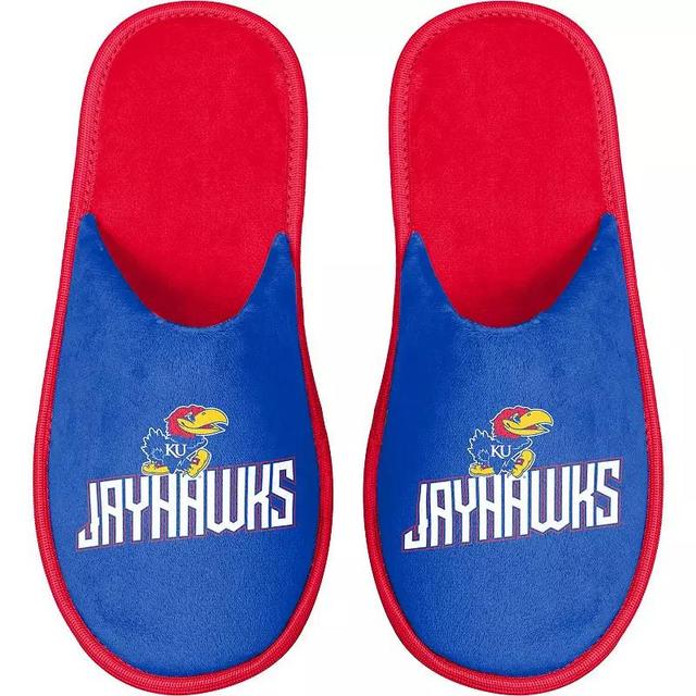 Mens FOCO Kansas Jayhawks Scuff Slide Slippers Product Image