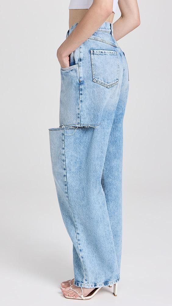 Maison Margiela Denim Jeans with Slash Details | Shopbop Product Image