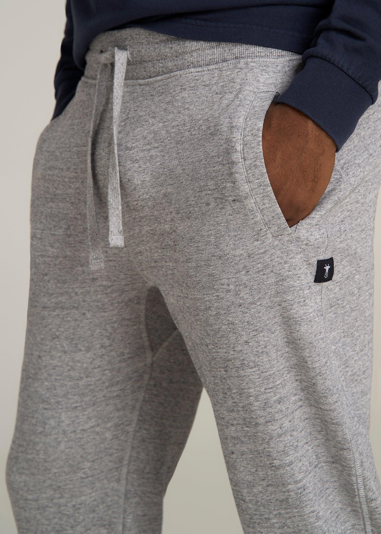 Wearever 2.0 French Terry Joggers for Tall Men in Heathered Grey Male Product Image