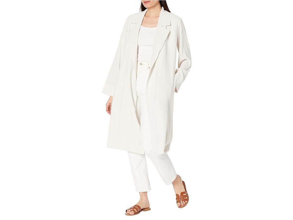 Eileen Fisher Calf Length Trench Coat Women's Clothing Product Image