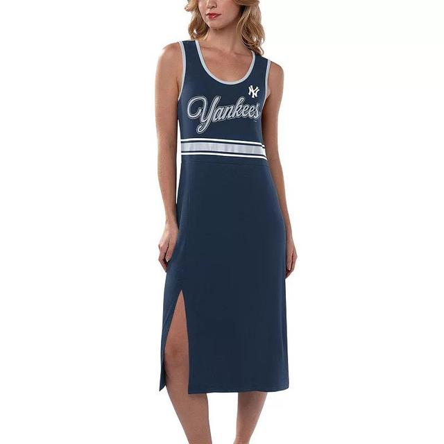 Womens G-III 4Her by Carl Banks Navy New York Yankees Main Field Maxi Dress Product Image