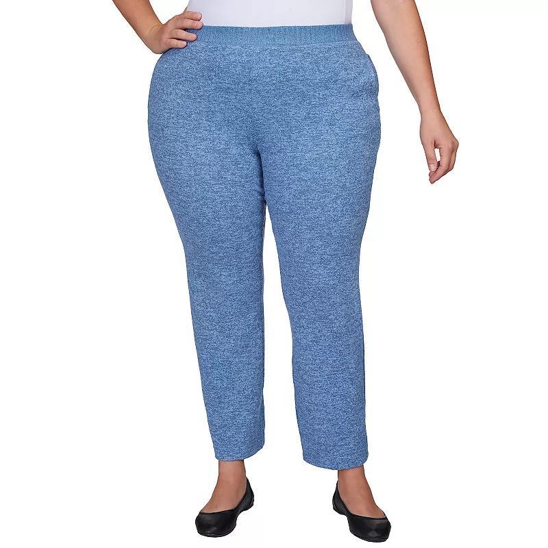 Alfred Dunner Plus Size Comfort Zone Comfort Fit Knit Short Length Pants Product Image