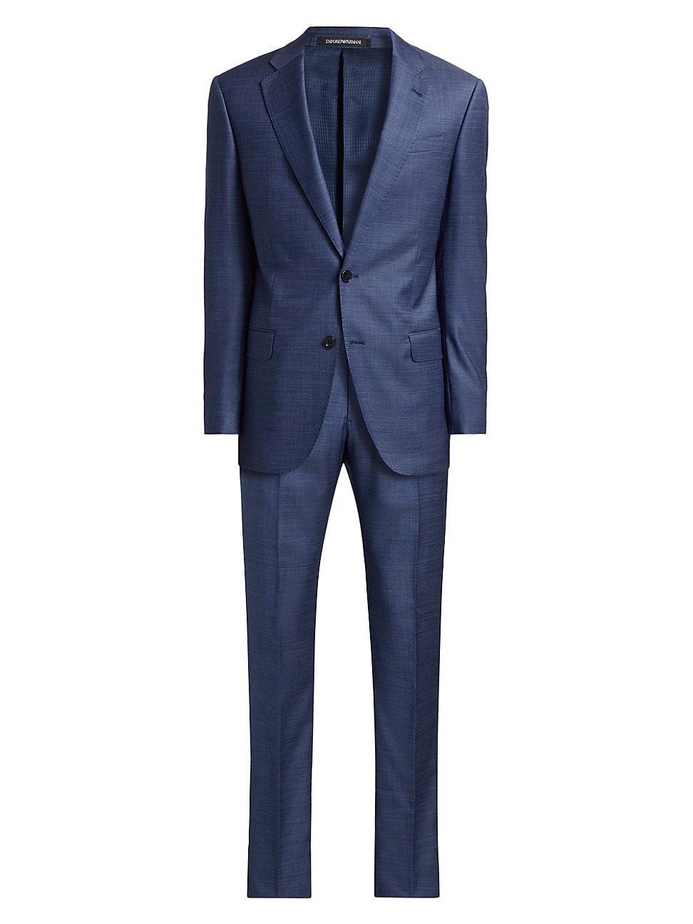 Mens Wool Single-Breasted Suit Product Image