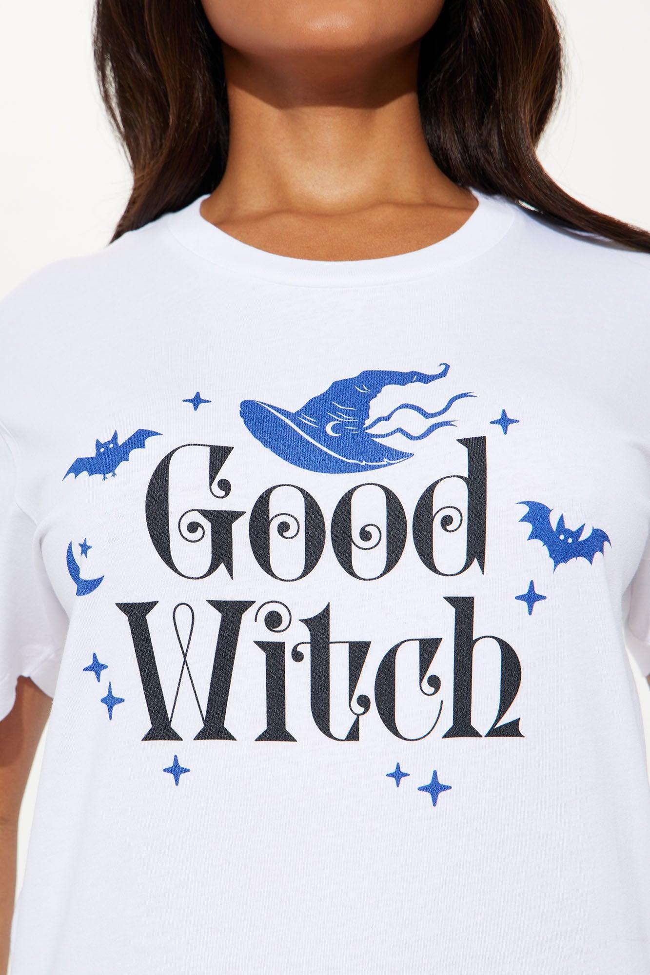 She's A Good Witch Tee - White Product Image